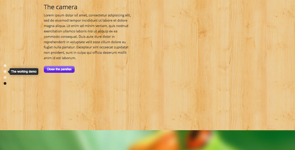 Fullscreen Parallax WordPress Plugin