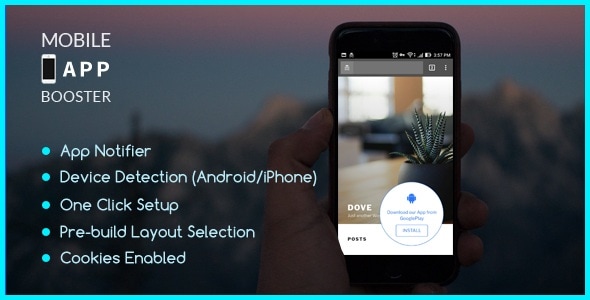 Mobile App Booster - A WordPress Plugin