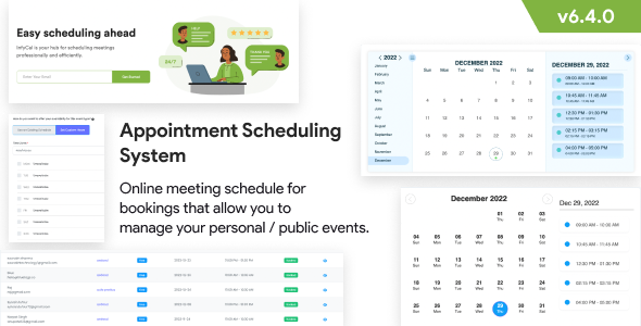 Appointment Scheduling System - Meetings Scheduling - Calendly Clone - Online Appointment Booking