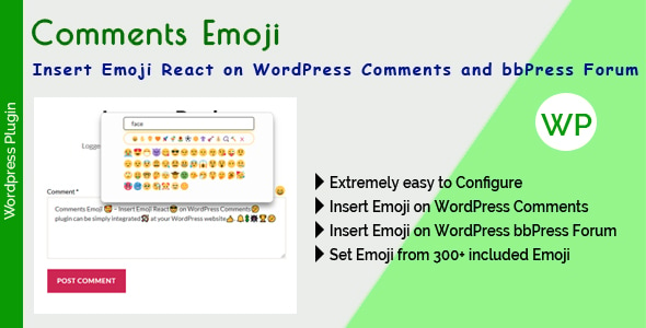 Comments Emoji - Insert Emoji React on WordPress Comments and bbPress Forum