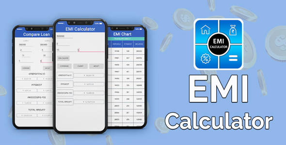 EMI Calculator : Loan & Finance Planner - Android App + Admob Integration