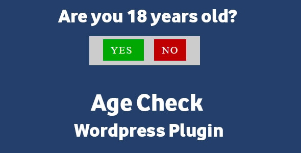 Age Check - Wordpress Plugin