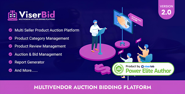 ViserBid - Multivendor Auction Bidding Platform