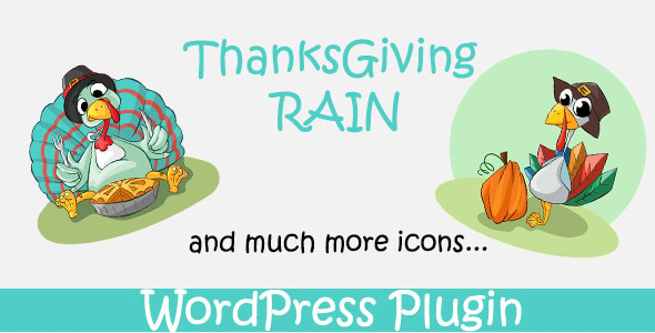 ThanksGiving Rain - WordPress Plugin