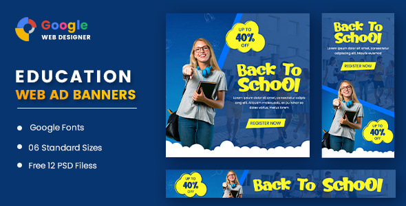 Education Banners Google Web Designer