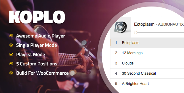 Koplo - WooCommerce Product Audio Sample Player