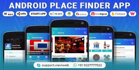 Android Place Finder (Near Me,Tourist Guide,City Guide,Explore Location, Admob with GDPR)