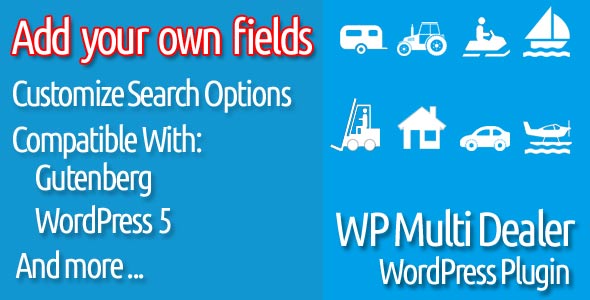 Multi Dealer and Real Estate Agent/Agency WordPress Plugin