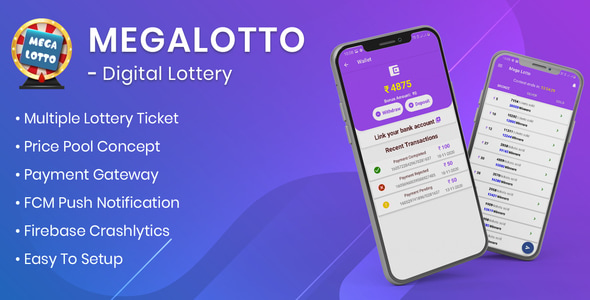 MegaLotto - Digital Lottery App