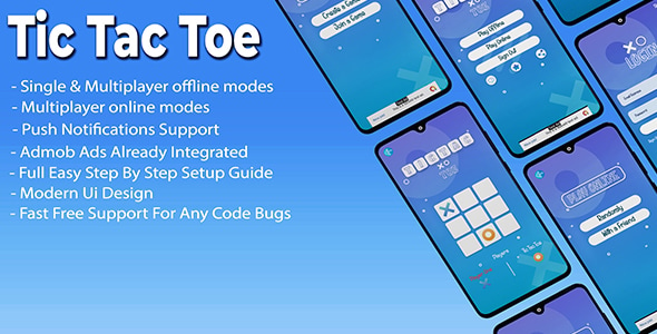 Tic Tac Toe (Online & Offline support)