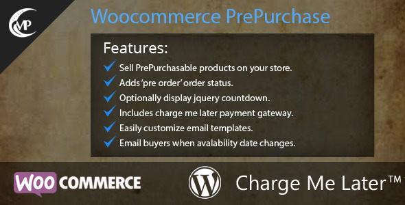 WooCommerce PrePurchase