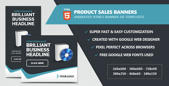 Product Sales Banners - Animated HTML5