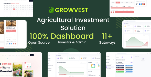 GrowVest - Agricultural HYIP Investments Solution