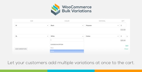 WooCommerce Bulk Variations