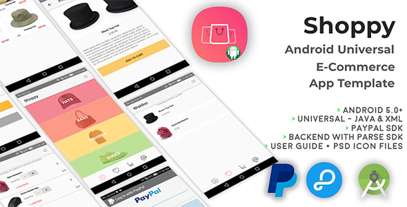 Shoppy | Android Universal eCommerce App Template