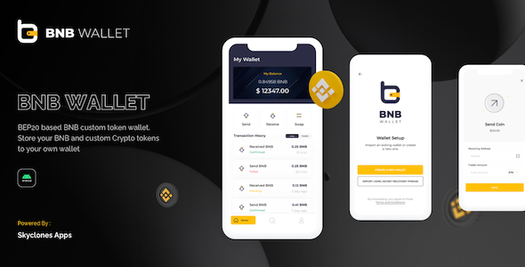 BNB Wallet - BEP20 based crypto wallet