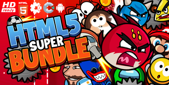 10 HTML5 Games Super Bundle Construct 2/3