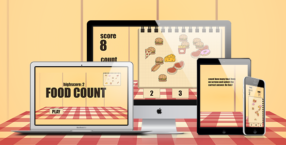 Math Game: Food Count