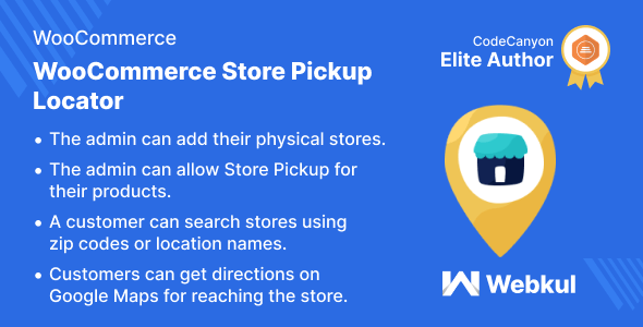 WordPress WooCommerce Store Pickup Locator Plugin