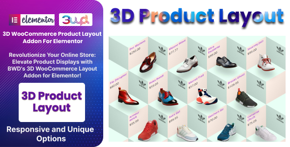 BWD 3D WooCommerce Product Layout Addon For Elementor