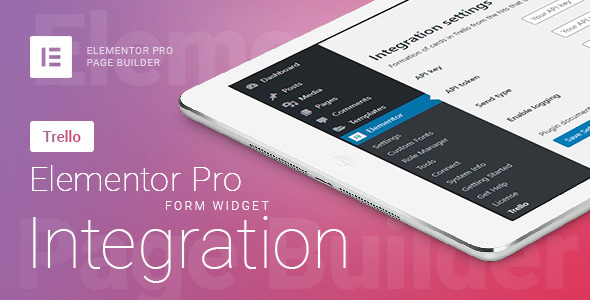 Elementor Pro Form Widget - Trello - Integration