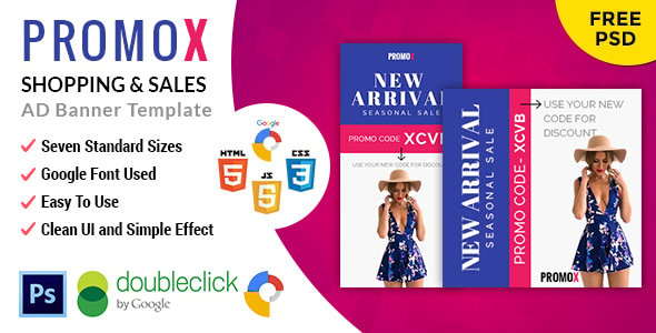 Promox | Shopping HTML 5 Animated Google Banner