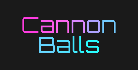 Cannon Balls | Html5 Mobile Game | android & ios