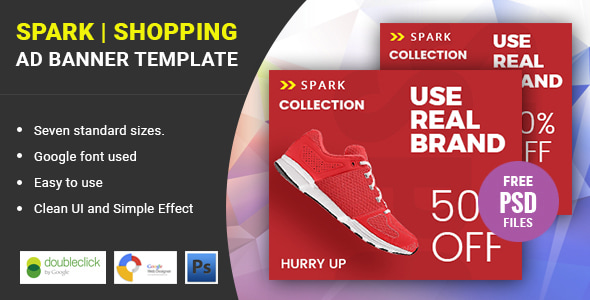 Spark Shopping | HTML 5 Animated Google Banner