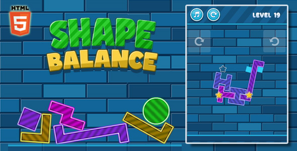 Shape Balance - HTML5 Puzzle Game