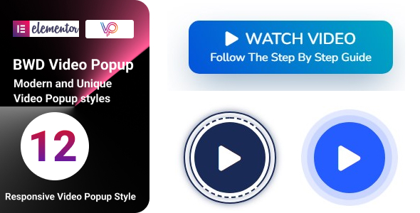 Video Popup addon for elementor