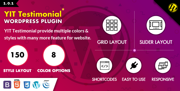 YIT Testimonial Showcase WordPress Plugin