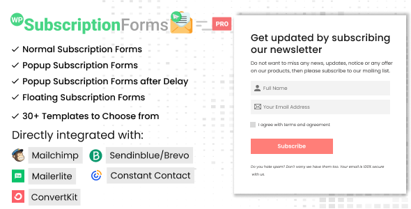 WP Subscription Forms PRO