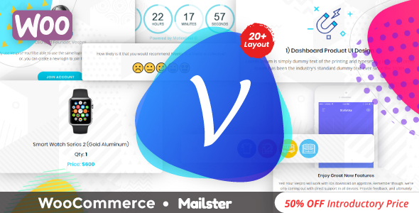 Vespro | WooCommerce Transactional Responsive Email Template + Mailster Compatible