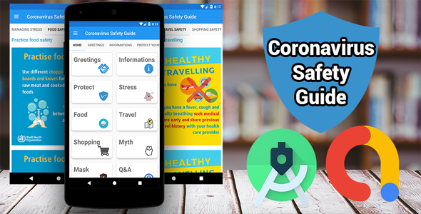 Coronavirus (COVID-19) Safety Guide - Live News + Real time Map + Real time Stats + AdMob