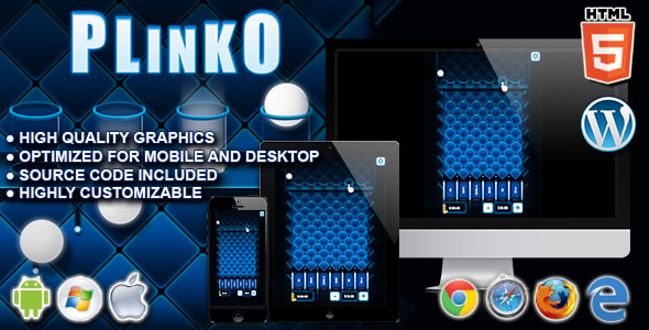 Plinko - HTML5 Casino Game