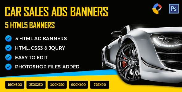 Car Sales - HTML5 Ad Banners