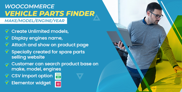 WooCommerce Vehicle Parts Finder - Make-Model-Engine-Year