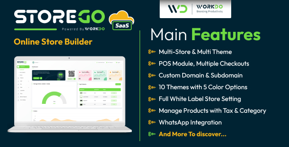 StoreGo SaaS - Online Store Builder