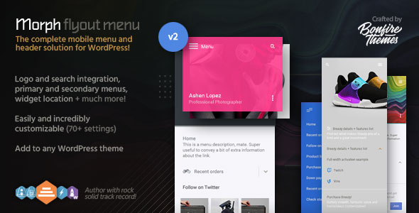 Morph: Flyout Mobile Menu for WordPress