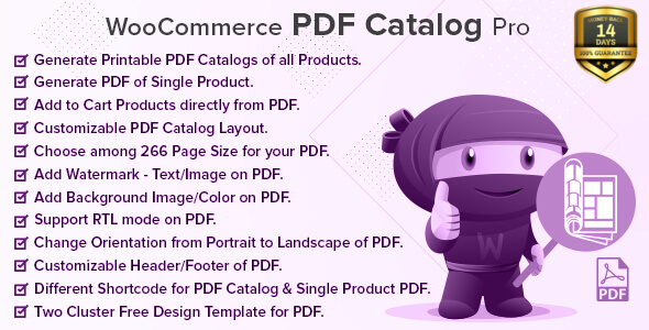 WooCommerce PDF Catalog Pro