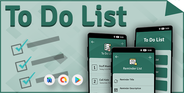 ToDo List - Daily Planner - To Do List - Schedule Planner - To-Do List and Tasks - To Do Reminders