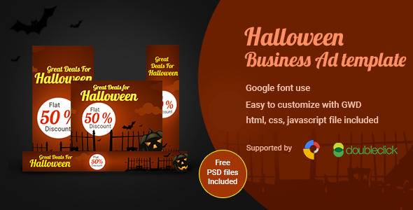 Halloween | HTML5 Google Ad Banner