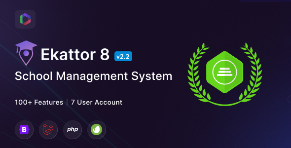 Ekattor 8 School Management System (SAAS)