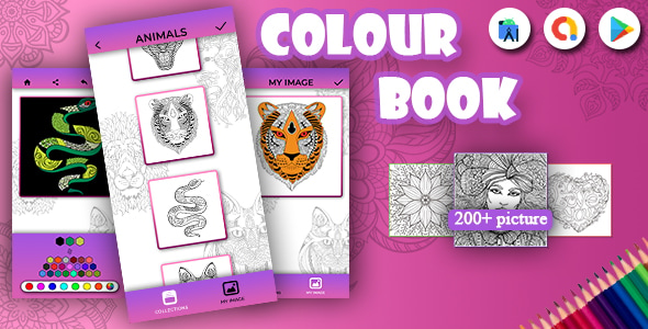 ColorMe - Adults Coloring Book - Color by Number & Paint by Number - Coloring Games - Admob Ads