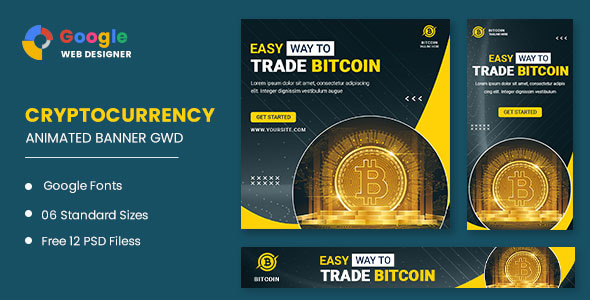 Bitcoin Animated Banner Google Web Designer