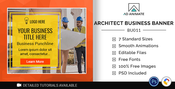 Business Banner | Architect Banner Template (BU011)