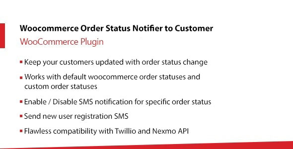 Woocommerce SMS Notification