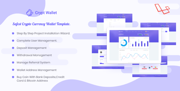 CryptWallet - Crypto Currency Web Wallet Pro