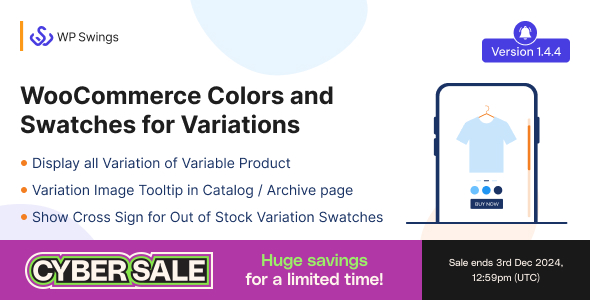 WooCommerce Colors And Swatches for Variations - Display swatch on Shop, Archive and category pages