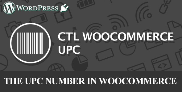 CTL Woocommerce UPC